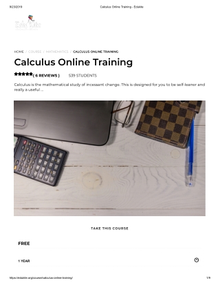 https://www.edocr.com/v/0wpq86vr/edukite/Calculus-Online-Training-Edukite