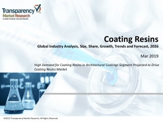 Coating Resins Market to receive overwhelming hike in Revenues by 2026