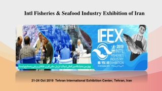Intl Fisheries & Seafood Industry Exhibition of Iran