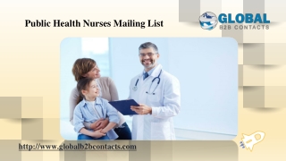 Public Health Nurses Mailing List