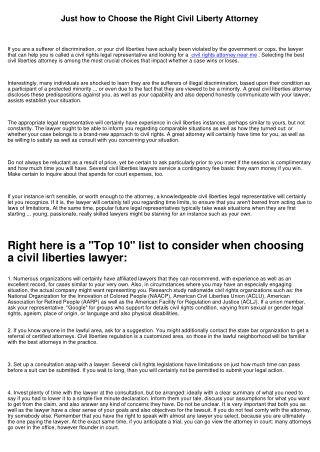 How to Pick the Right Civil Rights Attorney