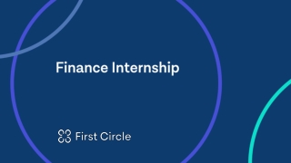 Finance Internship (Draft)