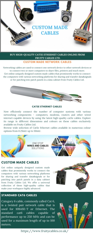 Custom Made Cables