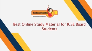 Best Online Study Material for ICSE Board Students