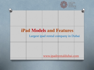 iPad Hire | iMac Repair Dubai | Rent iPads for Events Dubai