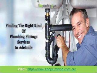 Finding The Right Kind Of Plumbing Fittings Services In Adelaide
