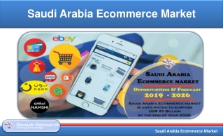 Saudi Arabia Ecommerce Market Share - by Segments, Forecast 2019-2025