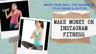 Make Money On Instagram Fitness