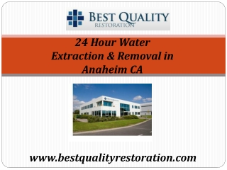 Water Extraction in Anaheim