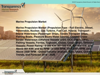 Marine Propulsion Market Share, Growth, Trends, and Forecast 2018 - 2026