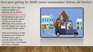 Are you going to Shift soon – remember these all factor