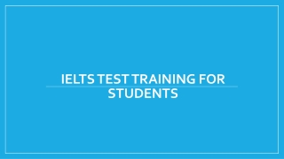 IELTS TRAINING