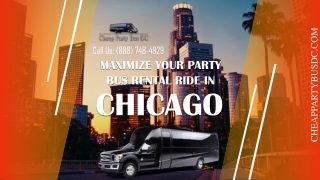 Maximize Your Party Bus Rentals Ride in Chicago