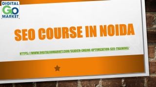 SEO Course in Noida