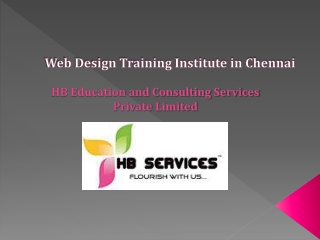 Web Design Training Institute in Chennai