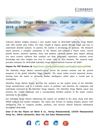 Infertility Drugs Market Size, Share and Outlook 2019 – 2026