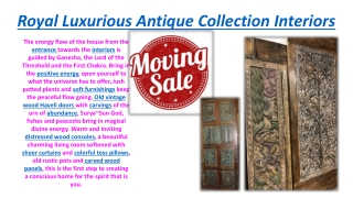 Royal Luxurious Antique Collection Interiors