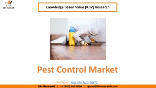 Pest Control Market Size- KBV Research