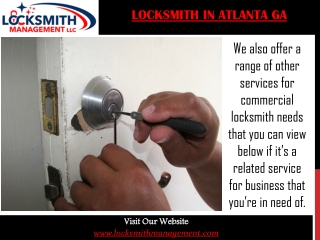Locksmith In Atlanta GA