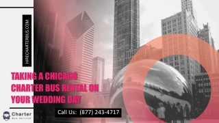 Taking a Chicago Charter Bus Rental on Your Wedding Day