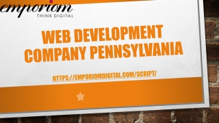 Web development company Pennsylvania