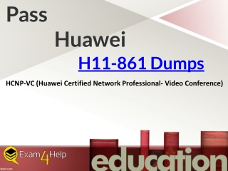 Huawei H11-861 Dumps Question Answers ~ Secret of Success| Exam4Help