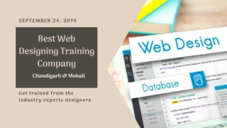 Best Web Designing Training In Chandigarh