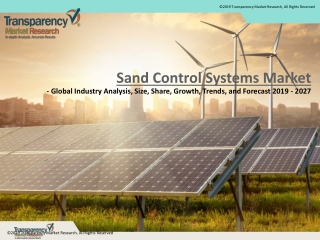 Sand Control Systems Market (Technique - Gravel Packing, Standalone Screens, Resin Coated Gravel, Plastic Consolidation;
