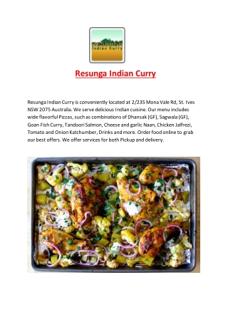 15% Off - Resunga Indian Curry Restaurant & Bar-St Ives - Order Food Online