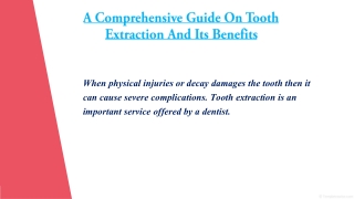 Tooth Extraction