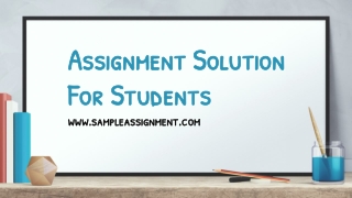 Range of Academic Services provided by Sample Assignment in Melbourne