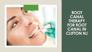 Root Canal Therapy for Root Canal in Clifton NJ