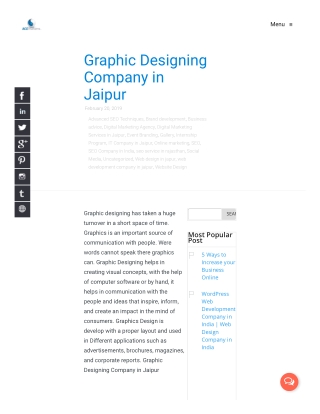 graphic designing company in Jaipur