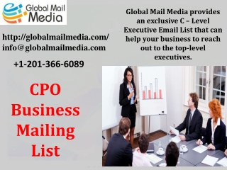 CPO Business Mailing List