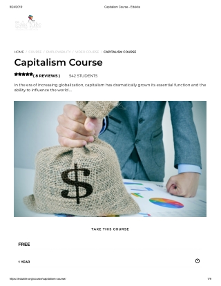 Capitalism Course - Edukite