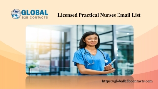 Licensed Practical Nurses Email List