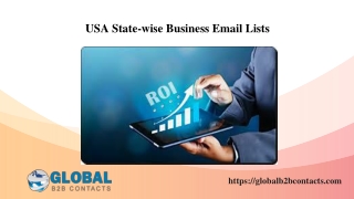 USA State wise Business Email Lists