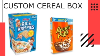 Custom Cereal Boxes