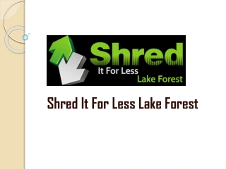 Mobile Paper Shredding Services