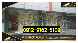 0812-9162-6109 (FORTRESS), jual pintu garasi besi bekas, jenis pintu garasi, jual pintu garasi otomatis, tangerang