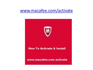 www.macafee.com/activate