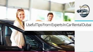 Useful Tips From Experts In Car Rental Dubai