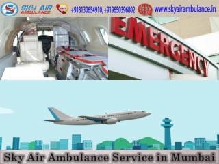 Sky Air Ambulance in Mumbai with Expert Paramedics