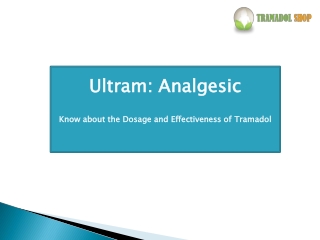 Know about the Dosage and Effectiveness of Tramadol