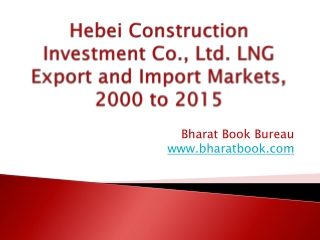 Hebei Construction Investment Co., Ltd. LNG Export and Import Markets, 2000 to 2015