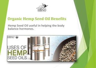 100 % Organic Hemp Seed Essential Oil at Best Price