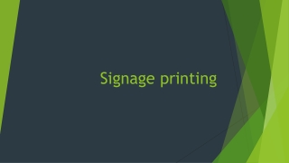 Signs Printing