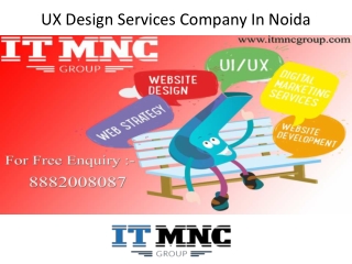 UX Design Services Company In Noida