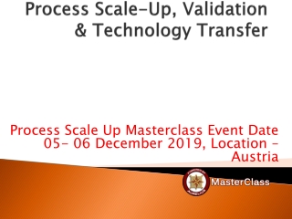 Process Scale-Up Training
