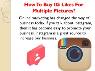 How To Buy IG Likes For Multiple Pictures?